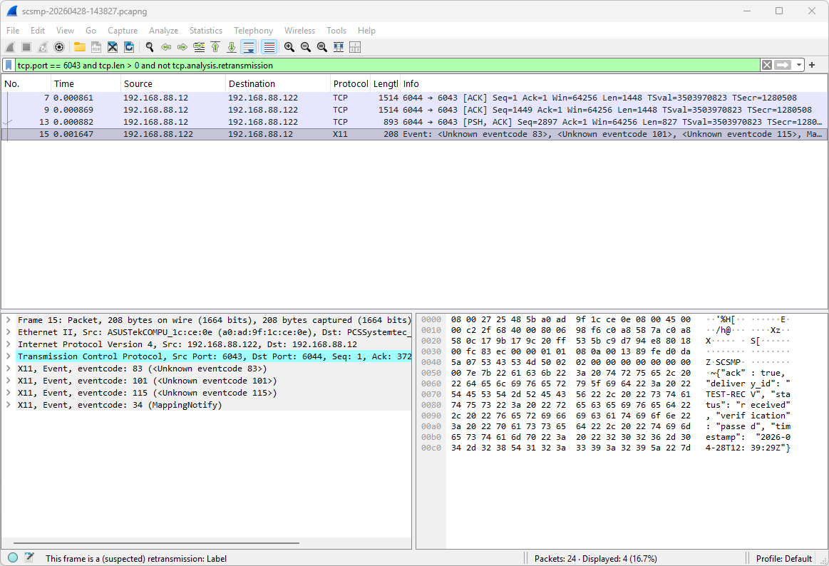SCSMP Interface 11