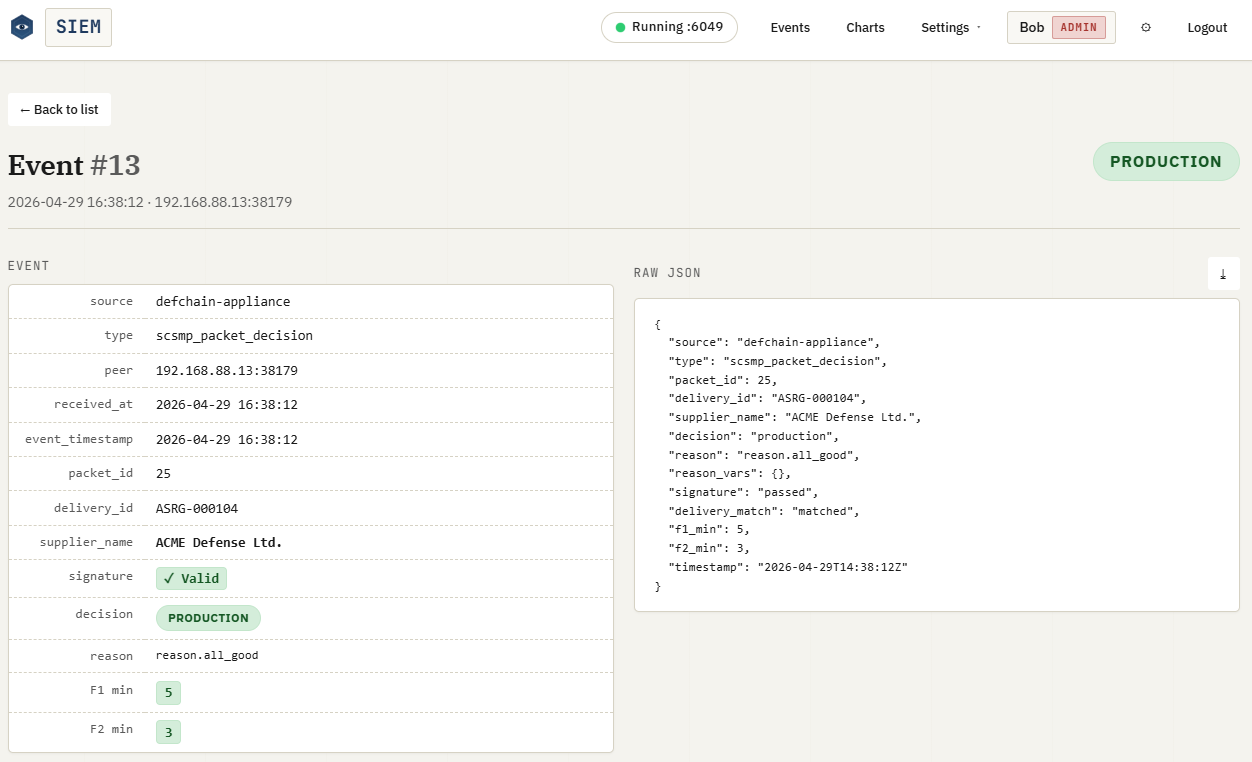 SIEM Interface 03